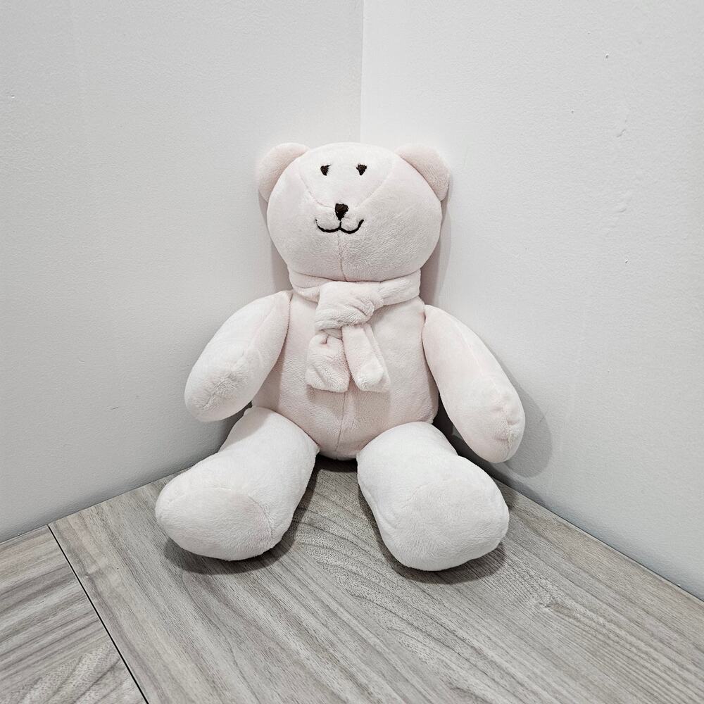 Ralph Lauren Pink Bear with Scarf Tie Plush Soft Baby Girl Pastel Infant